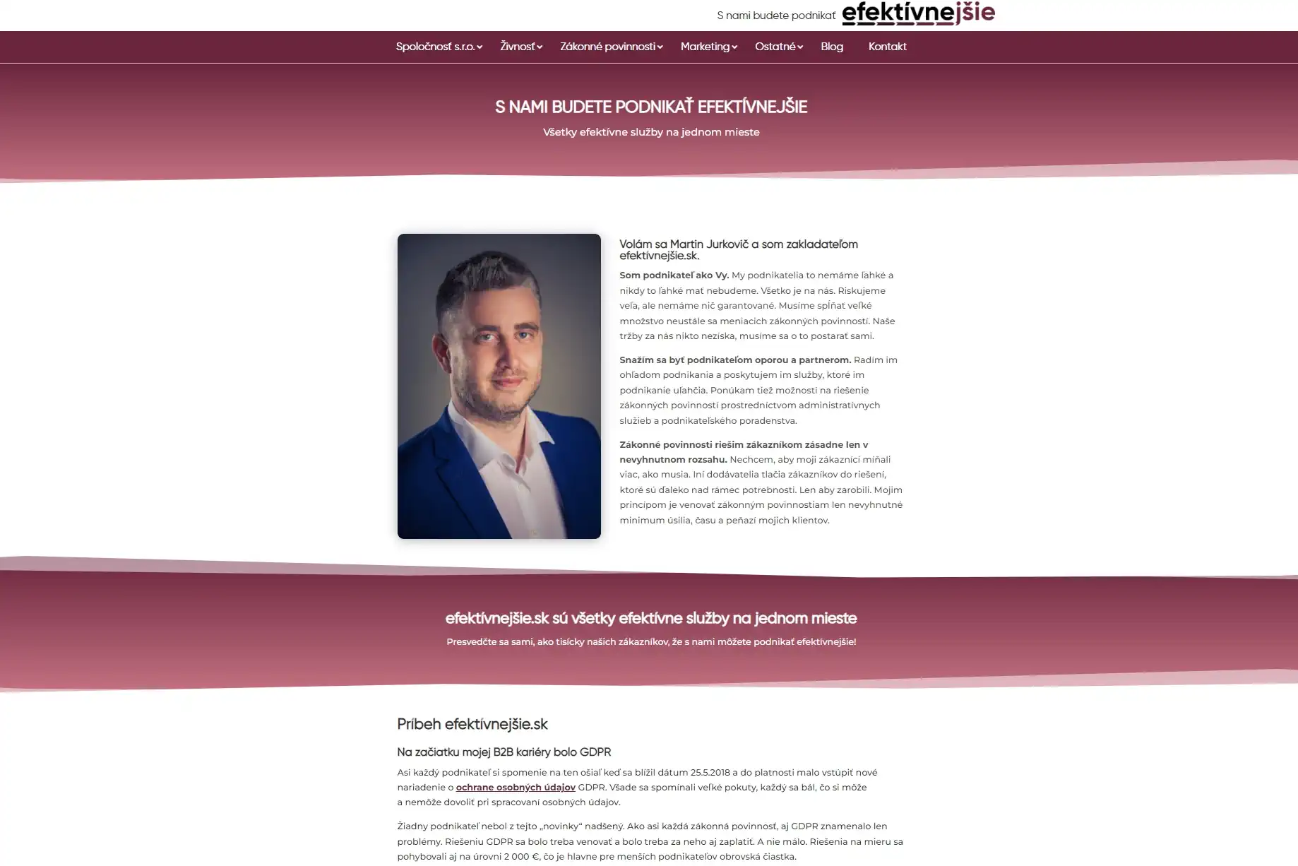 Efektivnejsie.sk - web